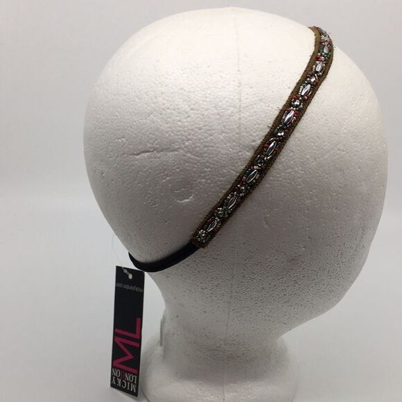 Micky London beaded stretch headband - Picture 3 of 13